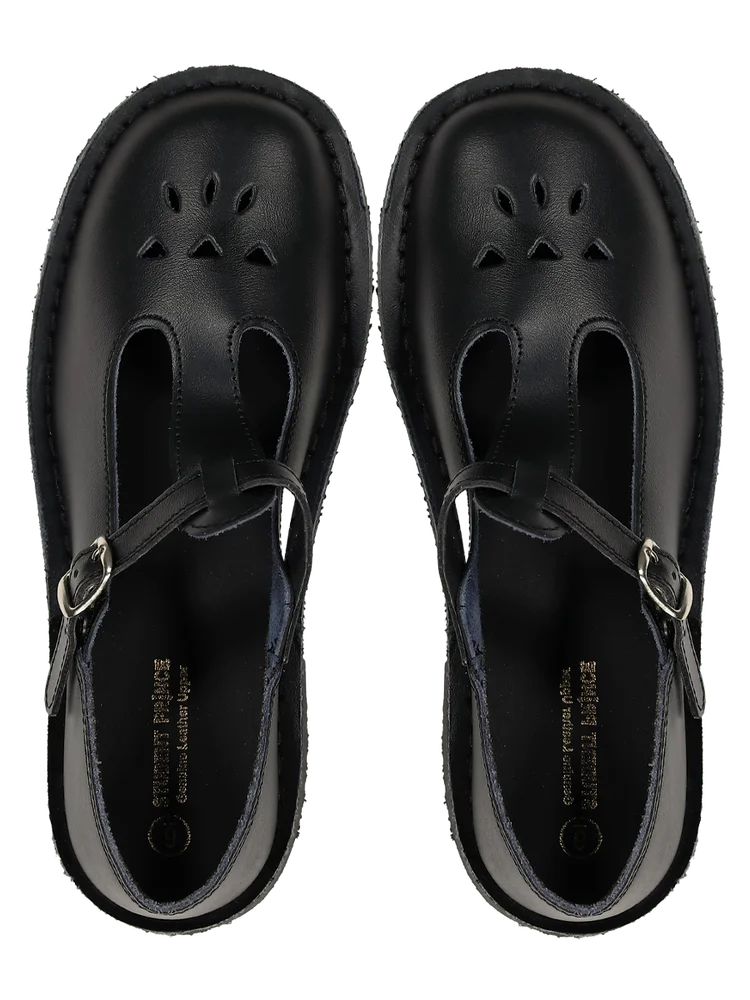 Girls Stitchdown Leather School Shoe (2)