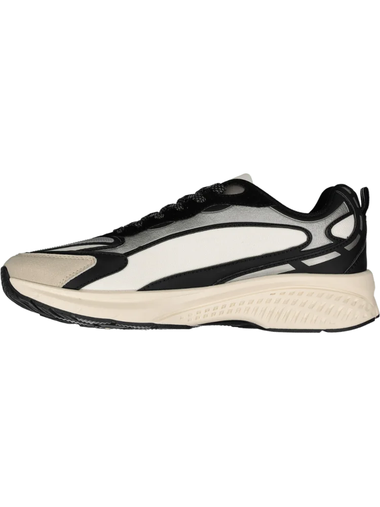 Black And White Athleisure Sneakers