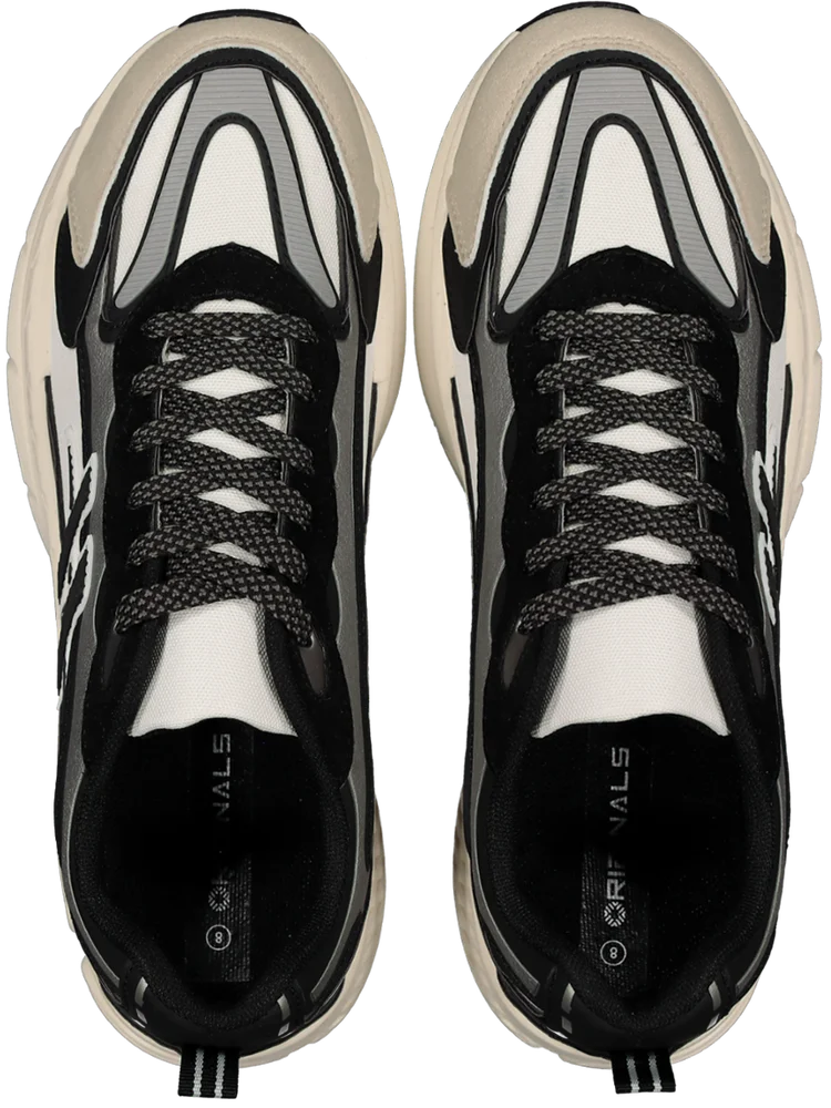 Black And White Athleisure Sneakers (2)