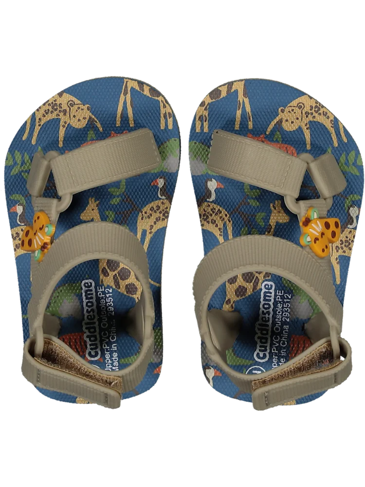 Jungle Print Adventure Sandals
