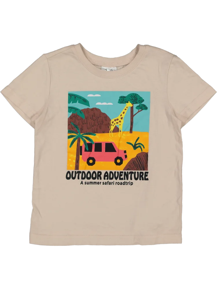 Brown Graphic T-Shirt