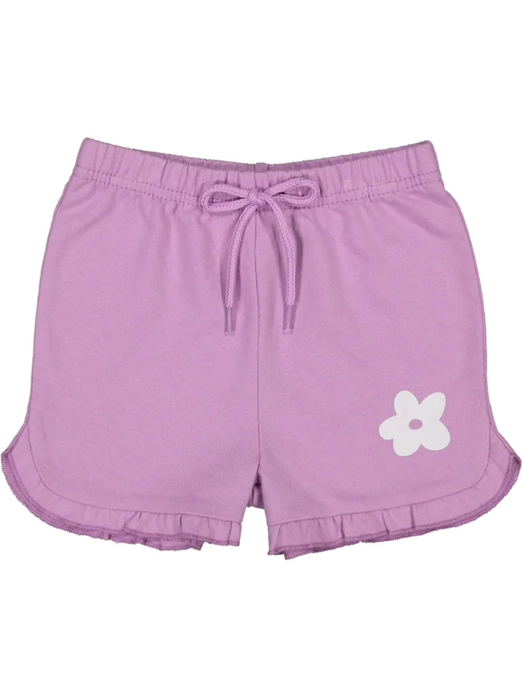 Purple Flare Shorts