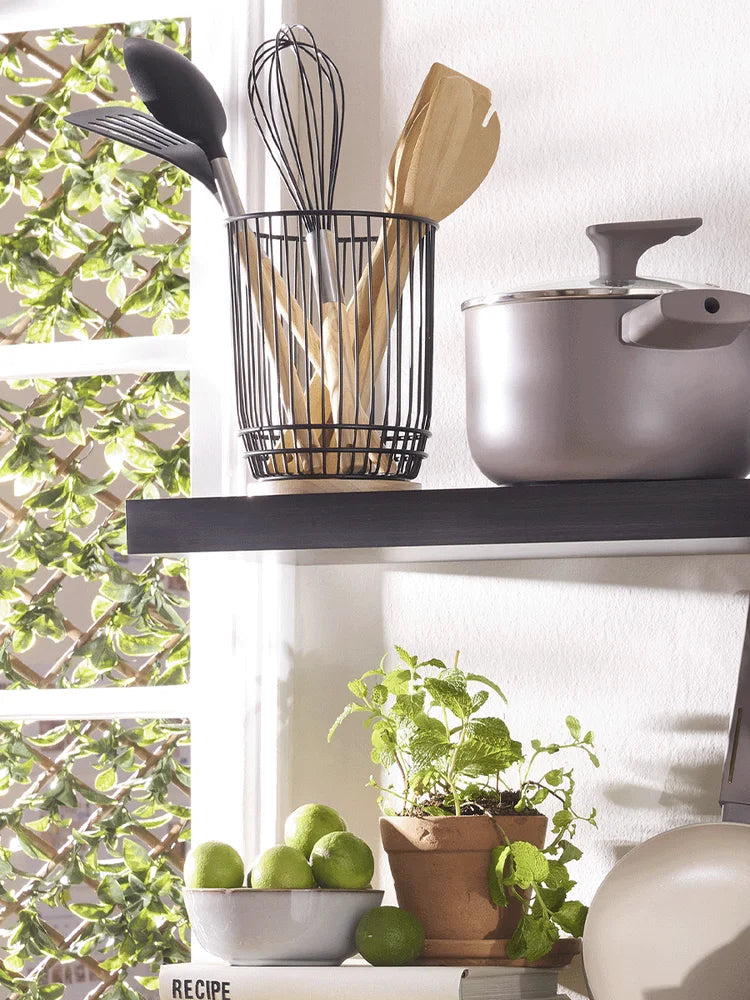 Black Cutlery Holder