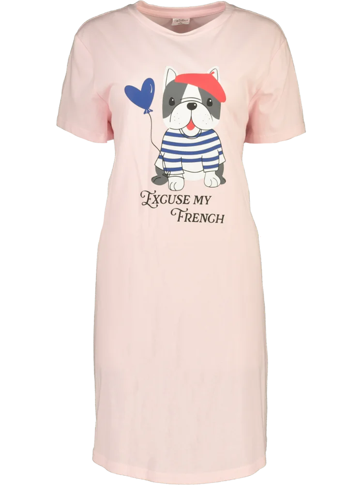 Pink Graphic Sleep Shirt