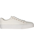 White Lace Up Sneakers
