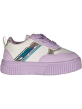 Purple And White Sneakers