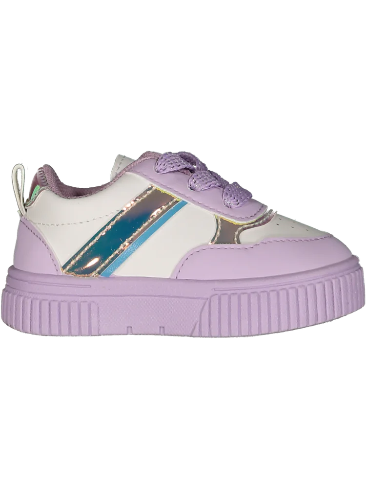 Purple And White Sneakers