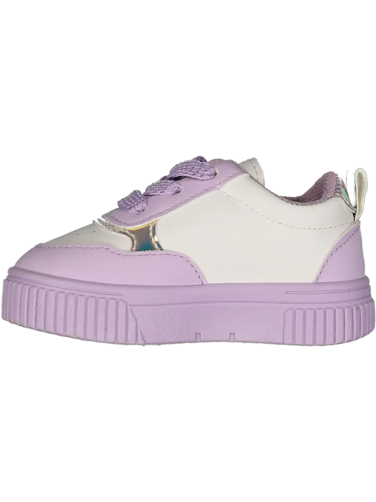 Purple And White Sneakers