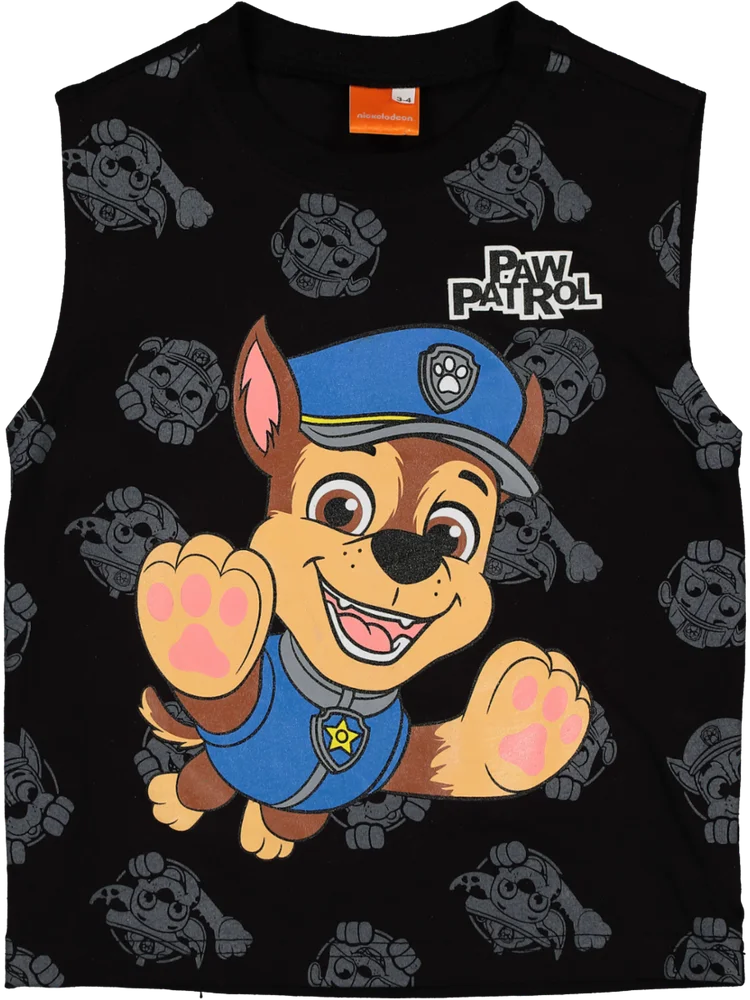 Paw Patrol Black Tank