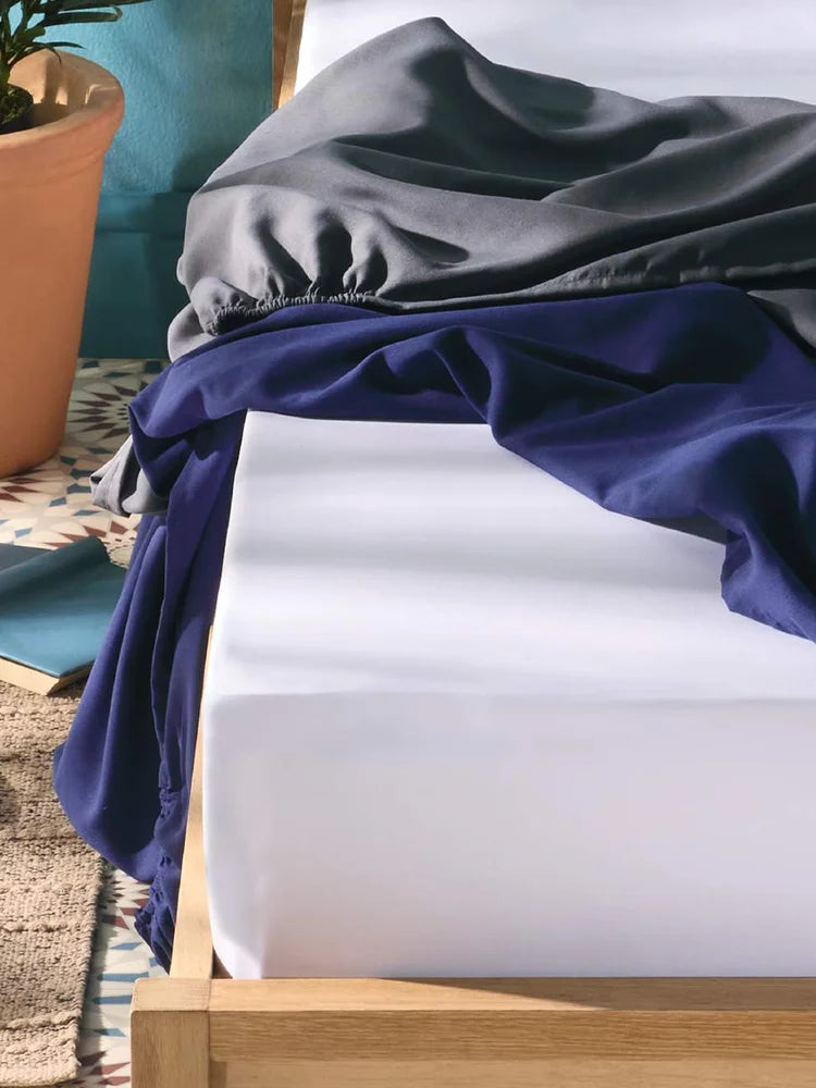 White Single Bed Super Soft Fitted Sheet