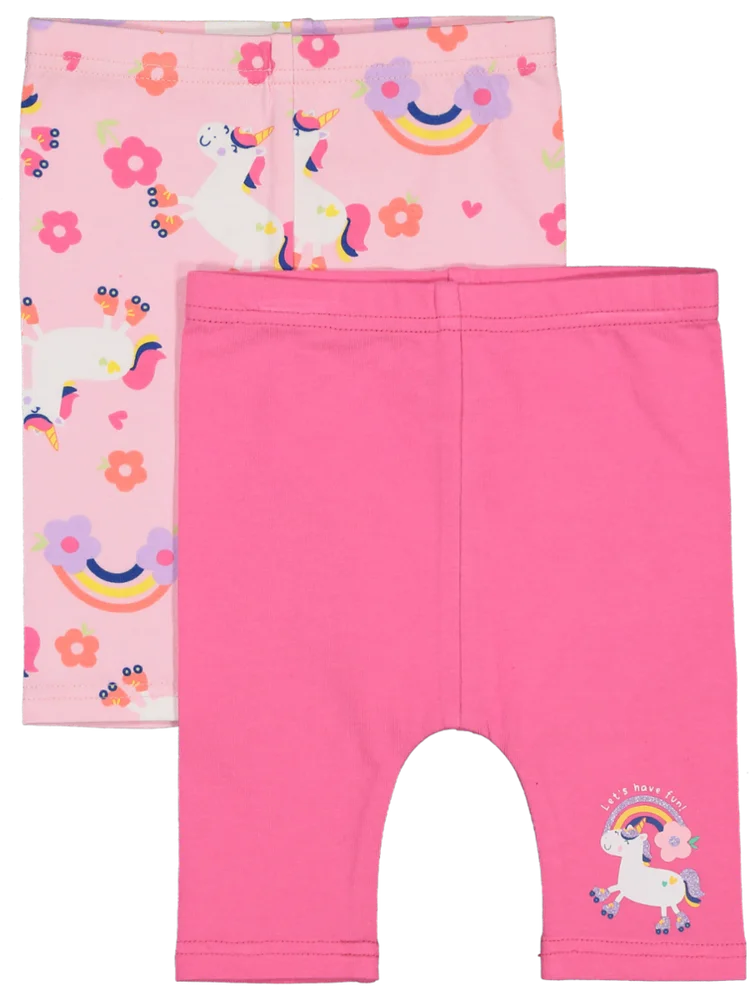 2 Pack Unicorn Leggings