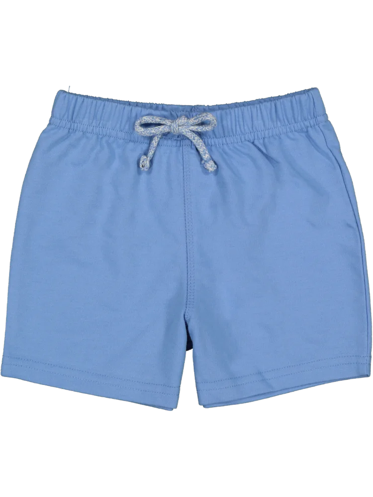 Blue Fleece Shorts