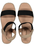 Black Wedge Sandals (1)