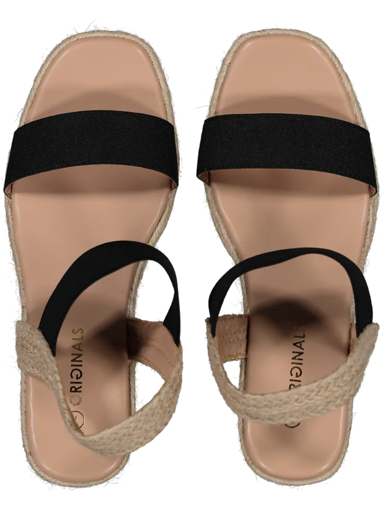 Black Wedge Sandals (1)