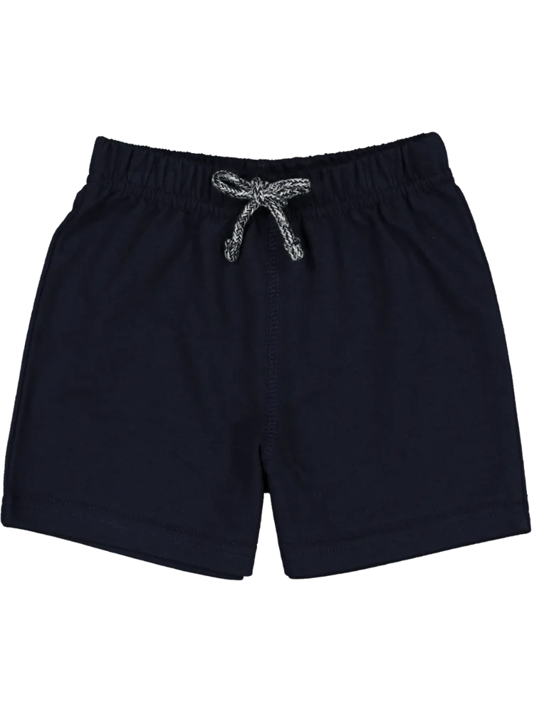 Navy Fleece Shorts