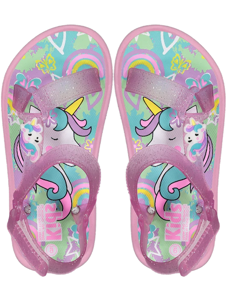 Pink Unicorn Trekker Sandals