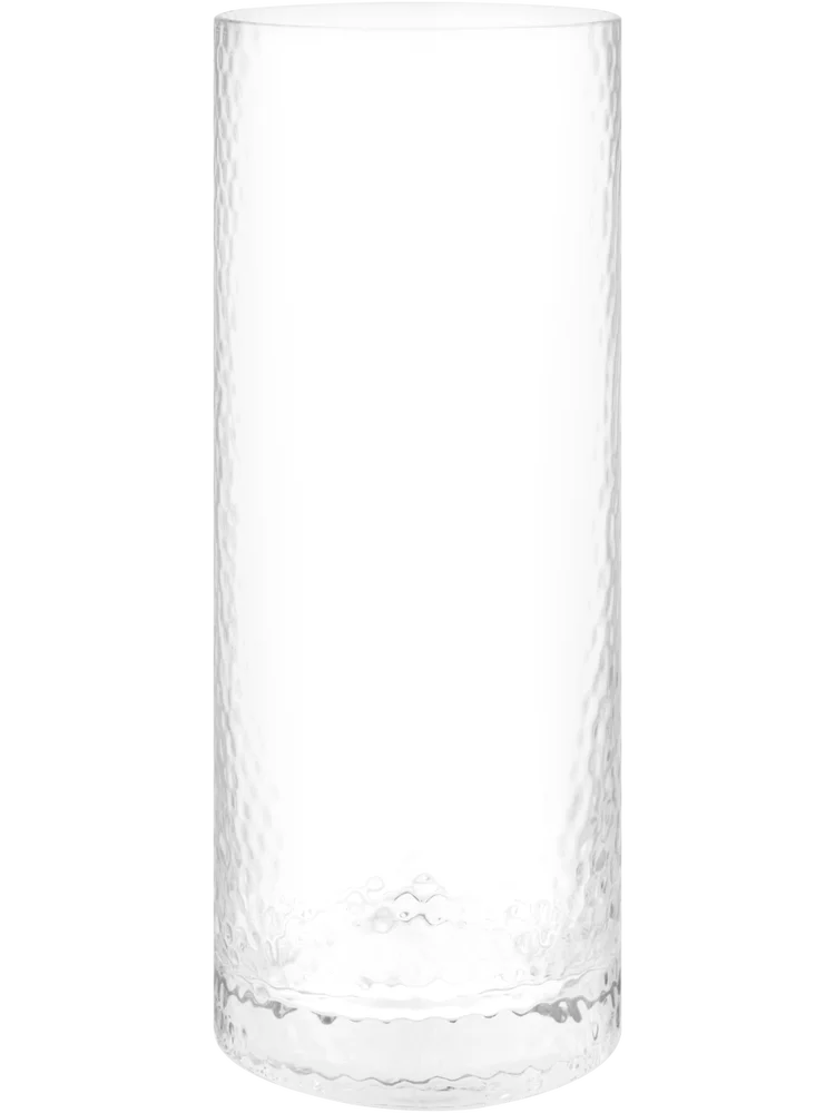 Round Spotted Glass Vase 10x10x25cm