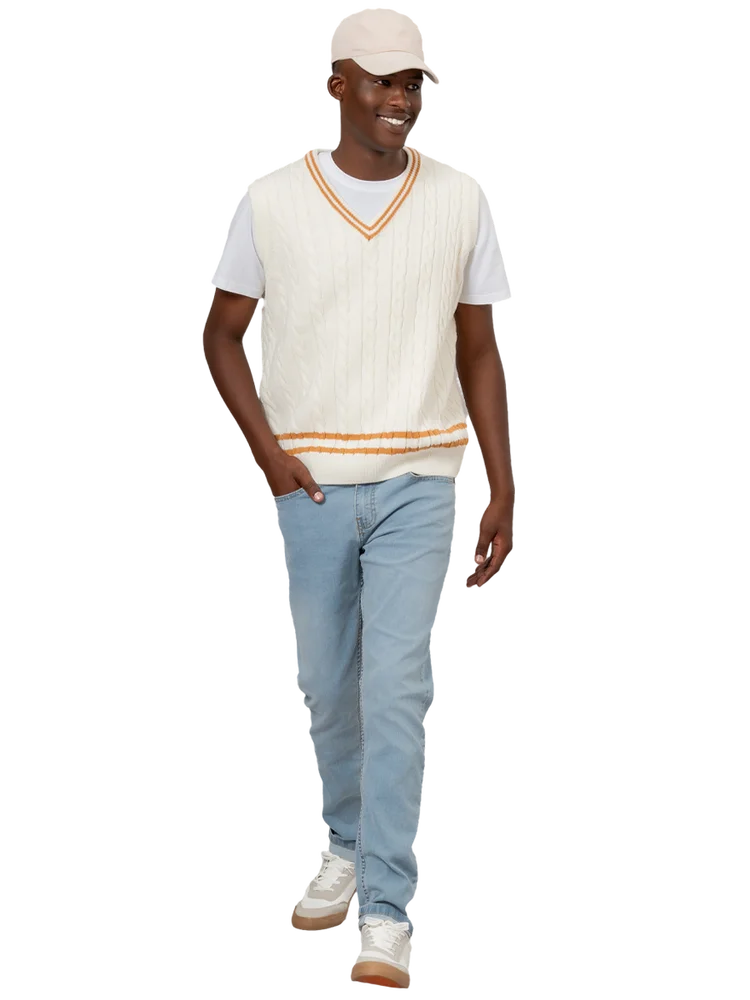 Acid Wash Blue Denim Jeans