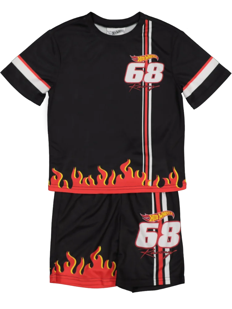 Hot Wheels Top And Shorts Set