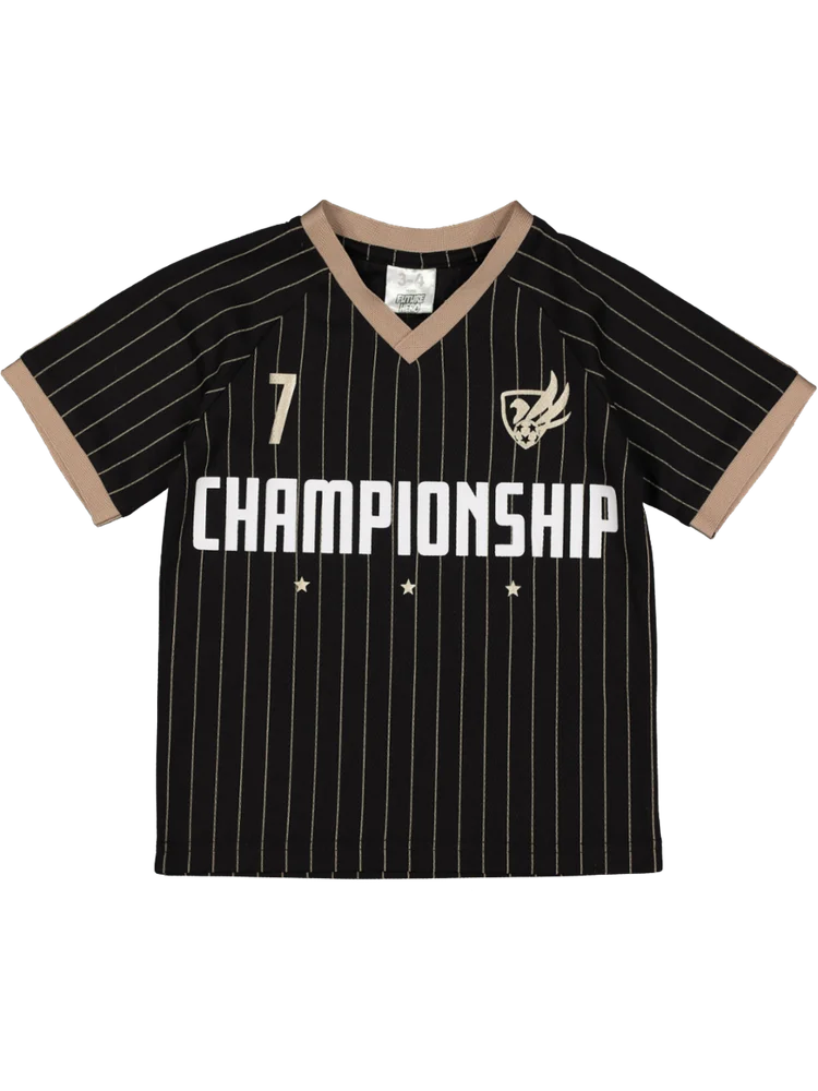 Black Stripped Active T-Shirt