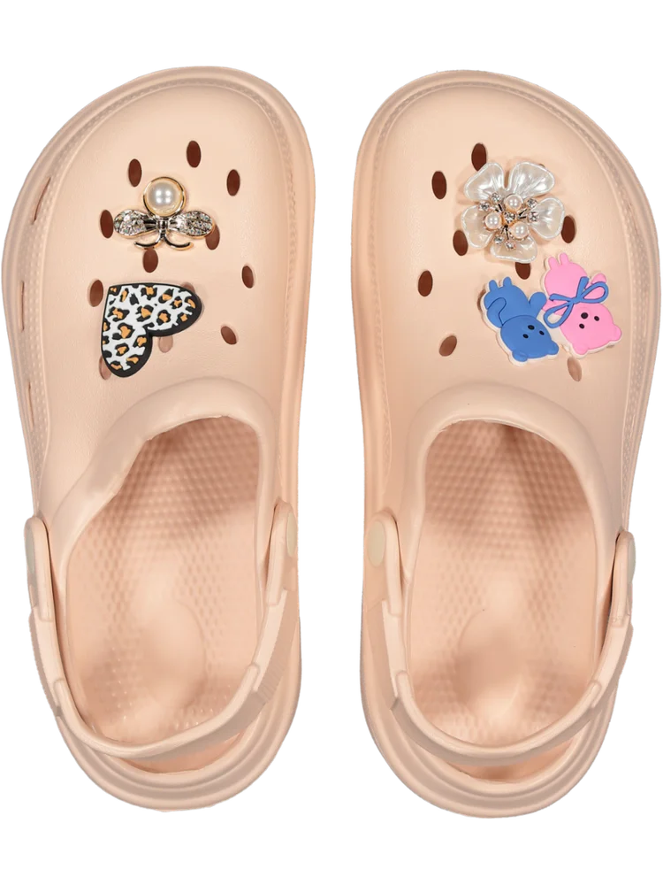 Moulded Sandals With Charms