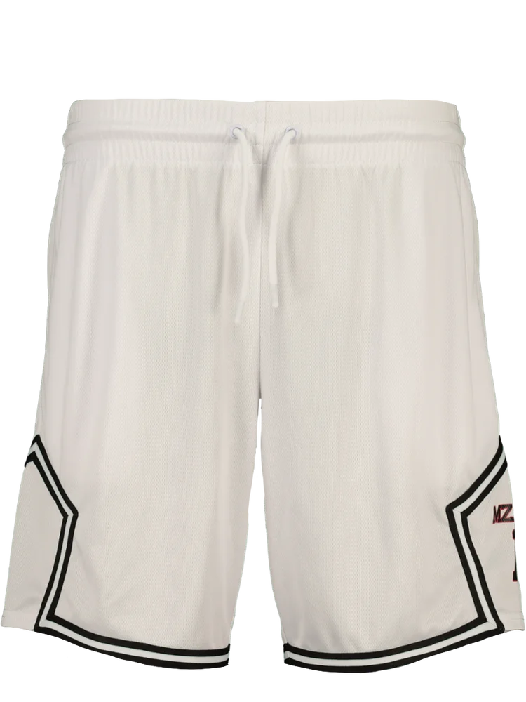 White Knit Sport Shorts
