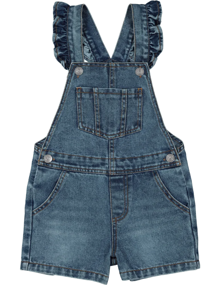 Flared Denim Dungaree