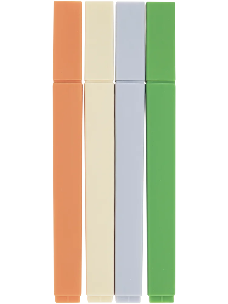 4 Piece Pastel Highlighters