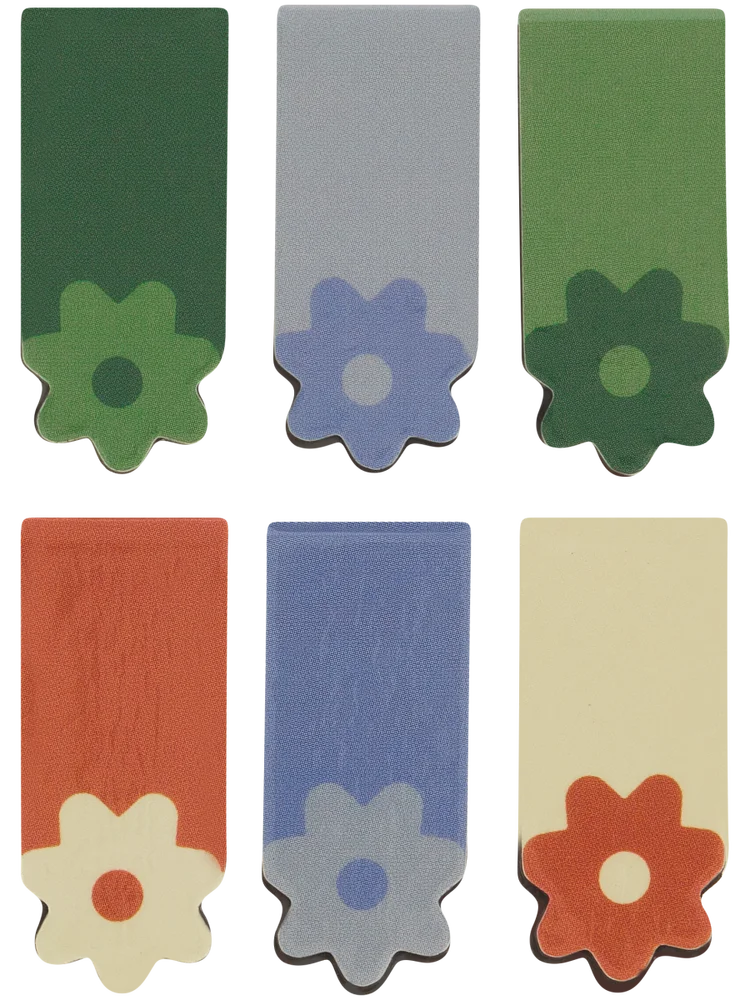 Floral Magnetic Bookmark