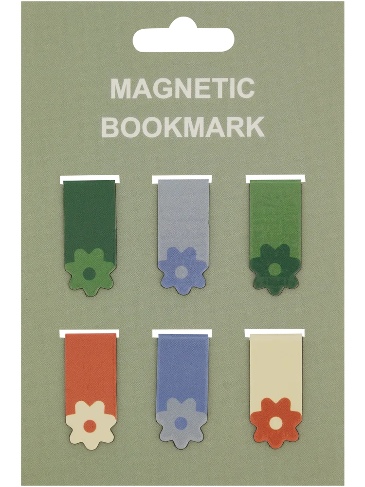 Floral Magnetic Bookmark