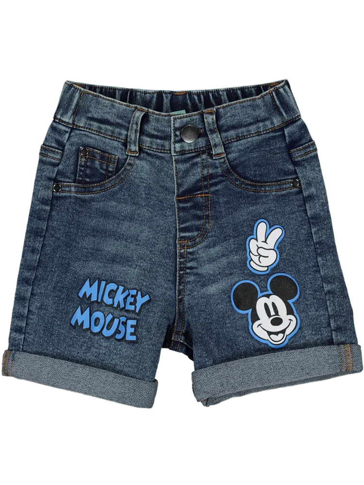 Mickey Mouse Denim Shorts