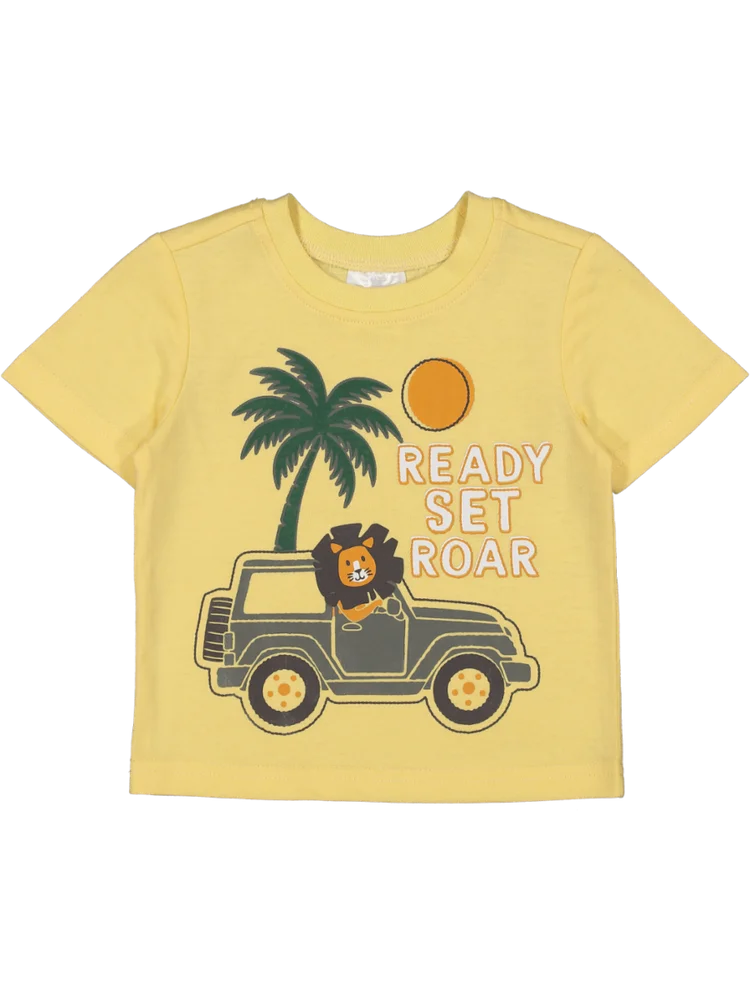 Yellow Printed T-Shirt