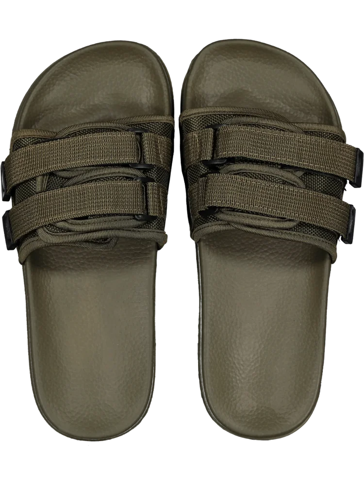 Green Slider Sandals