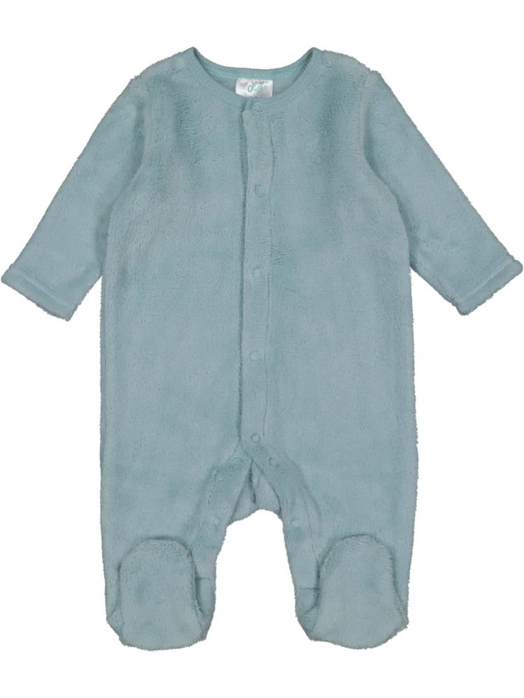 Coral Fleece Babygrow