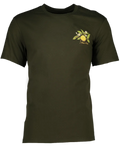 Olive Green Embroidered T-Shirt