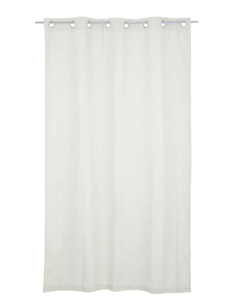 Natural Lined Eyelet Curtain