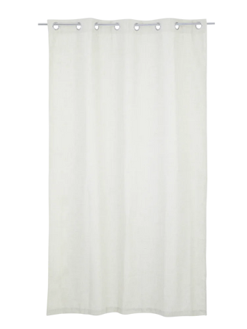Natural Lined Eyelet Curtain