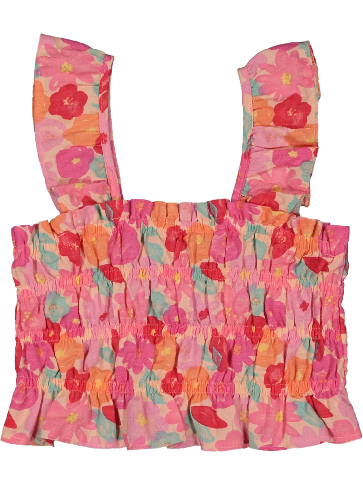 Floral Flared Blouse