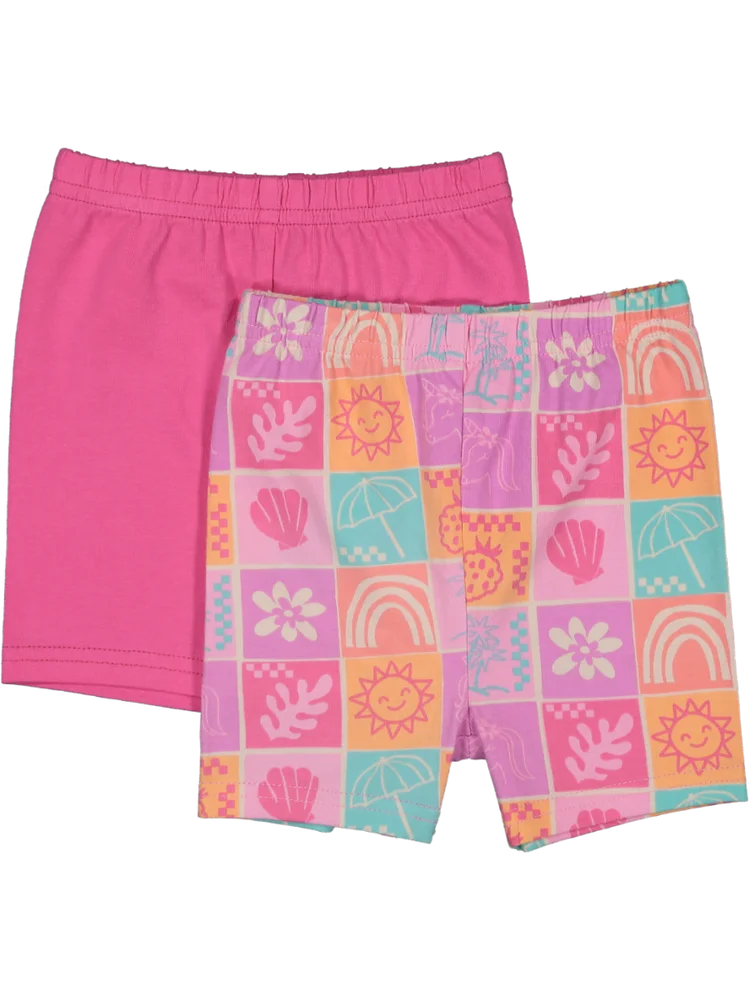 2 Pack Pink Cycle Shorts