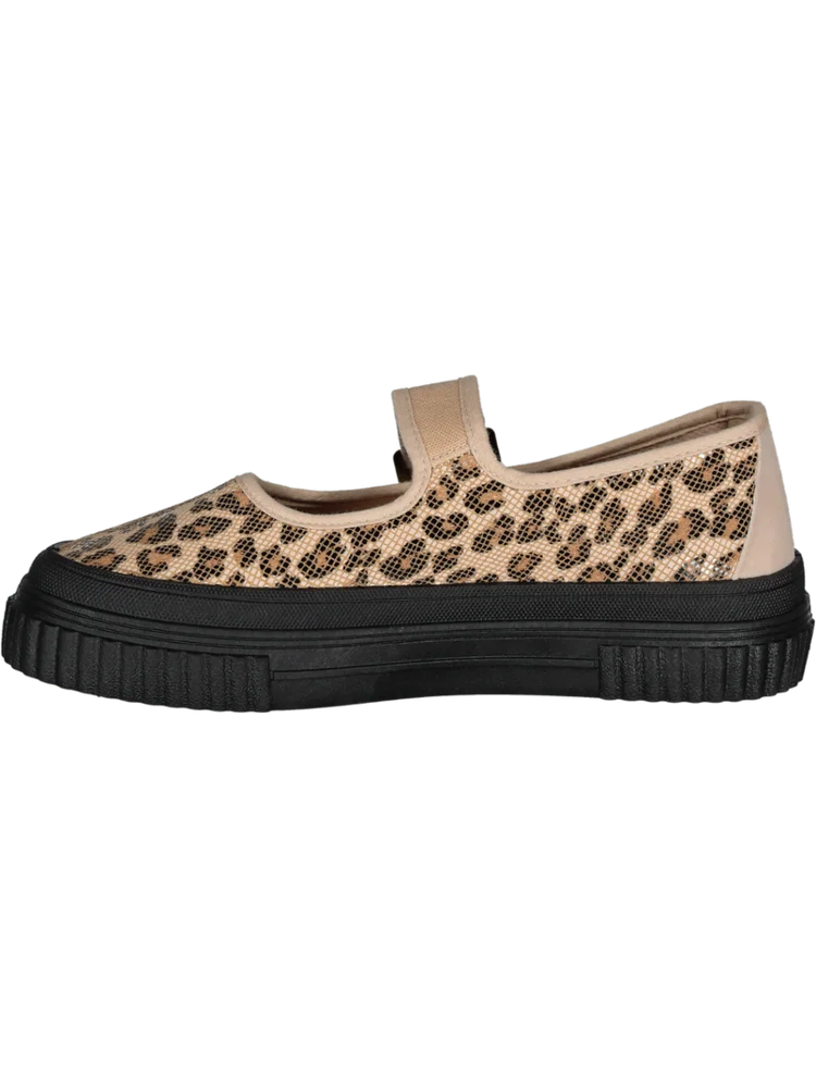 Leopard Print Mary Jane Sneaker