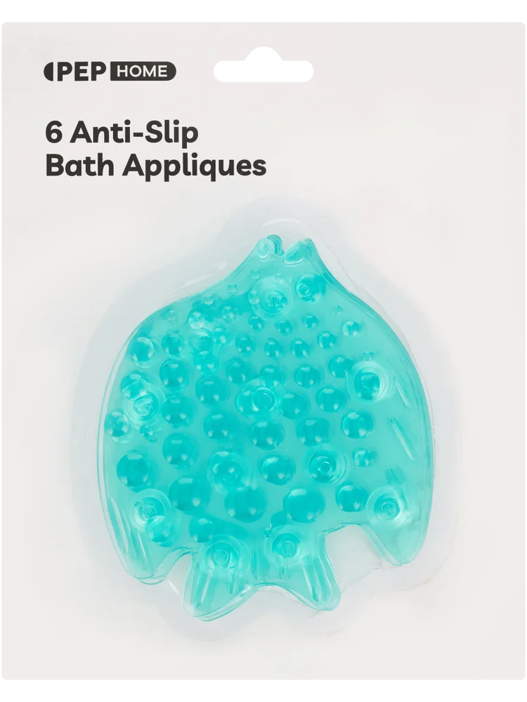 6 Piece Anti-Slip Bath Appliques (1)