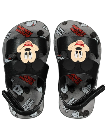 Mickey Mouse Black Sandals