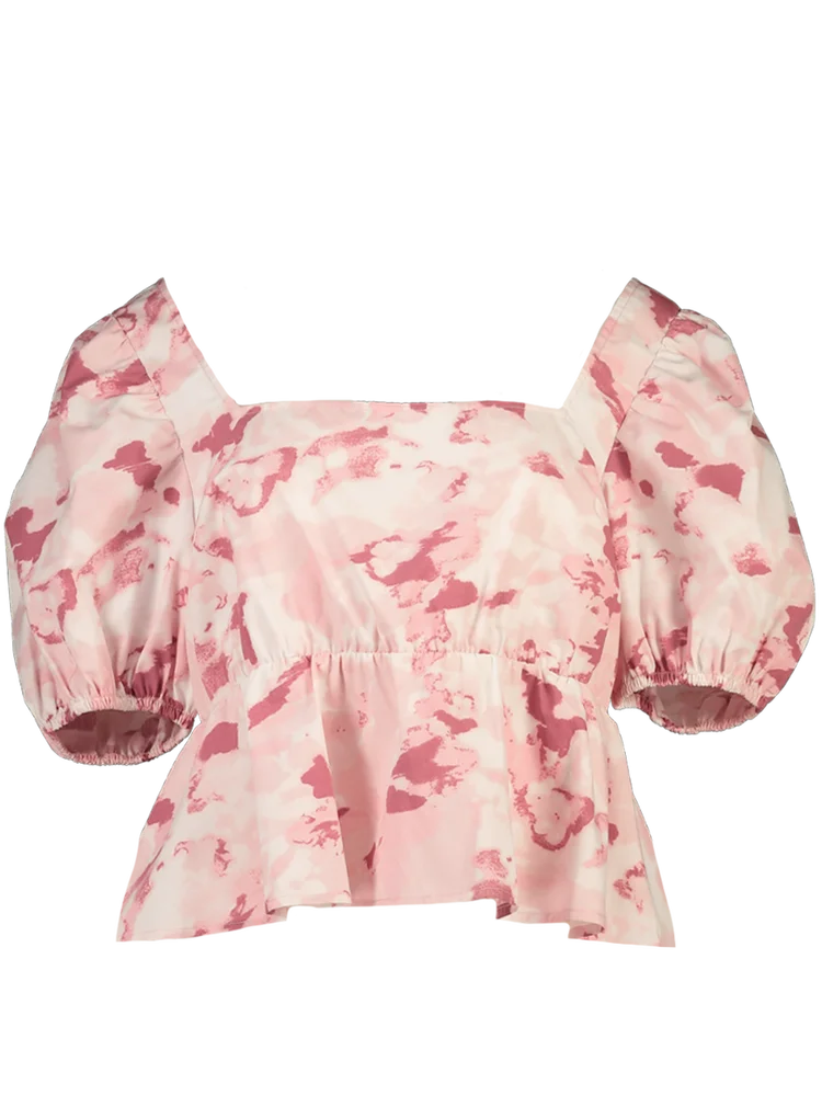 Floral Flare Crop Top