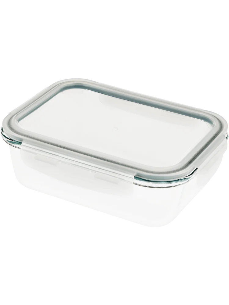 Glass Container With Clip-On Lid 1040ml (1)