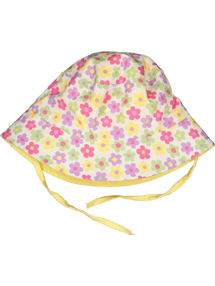 Yellow Reversible Bucket Hat