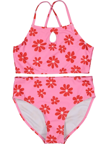 2 Piece Pink Bikini Costume