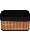 Medium Black Bamboo Storage Basket (2)