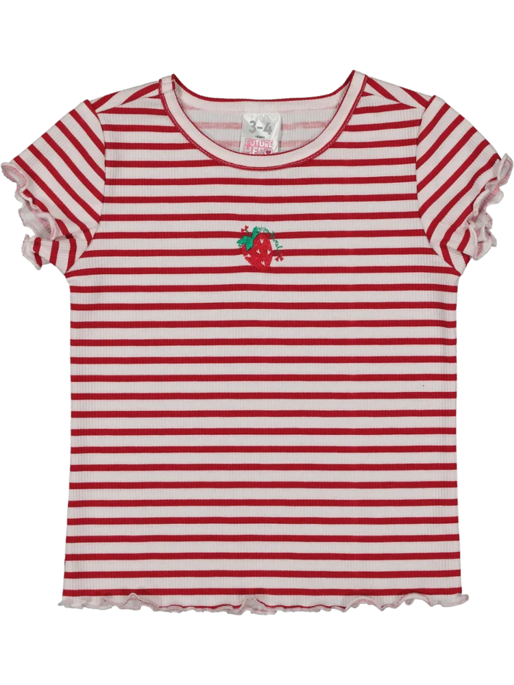 Stripe Ribbed T-Shirt