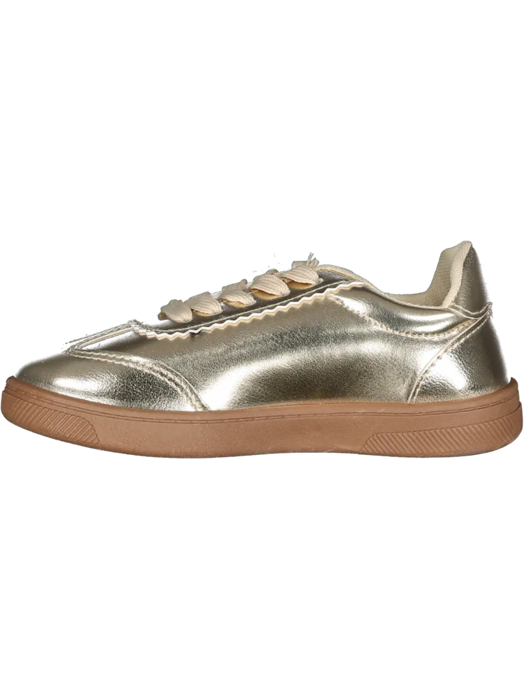 Retro Gold Runner Sneakers