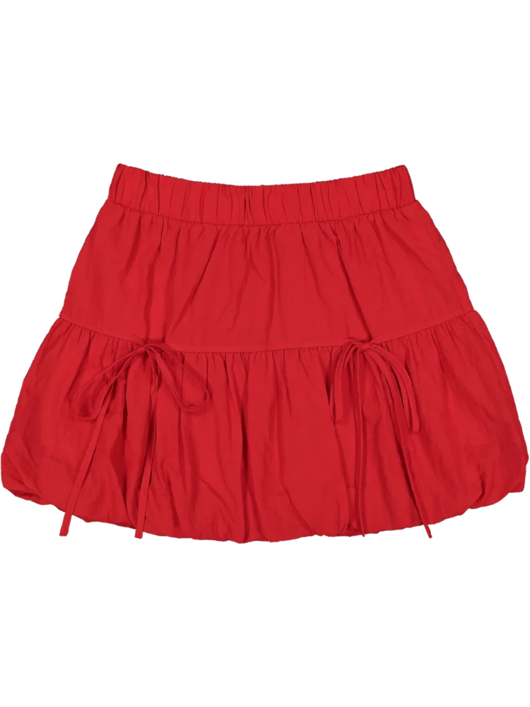 Red Mini Skirt